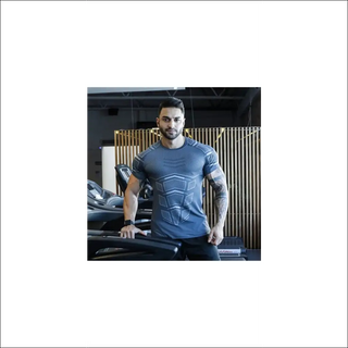 Stylish Casual Workout Tee for Fitness Enthusiasts - Grey 1