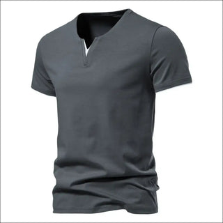 Stylish Men’s Short Sleeve V-Neck T-Shirt by K-AROLE