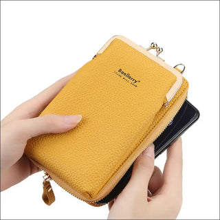 Stylish Mobile Phone Crossbody Wallet - Hands- Versatile Bag