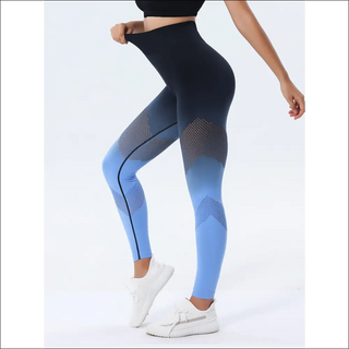 Stylish ombre performance leggings with a sleek, figure-flattering design for versatile athletic and casual wear.