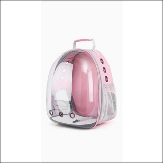 Stylish Pet Carrier Backpack - Breathable Transparent