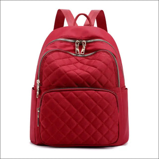 Stylish Quilted Leather Backpack by K-AROLE - bags