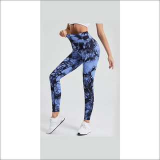 Stylish Tie-Dye Workout Leggings for Women