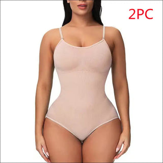 Stylish Women's Seamless Bodysuit in Vibrant Pink - K-AROLE