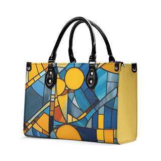 Colorful Floral Printed Handbag with Chic Tote Design - K - AROLE