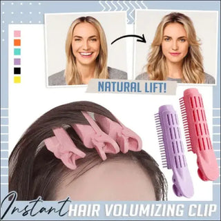 Volume Up Clip -   Instant Volume To Your Hair (Set of 2 or 4) - K-AROLE