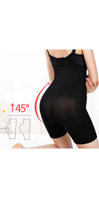 Slimming waist trainer shorts with 145° shaping - tummy control and butt lift for a flattering figure.