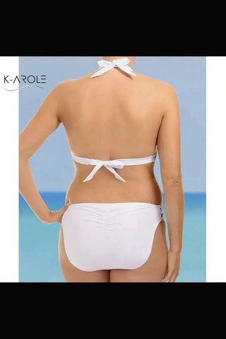 K - AROLE™️ Women's Split Solid Bikini - K - AROLE