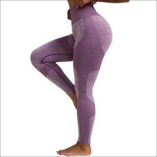 Sleek & Stylish K - AROLE™ High - Waist Yoga Leggings - K - AROLE