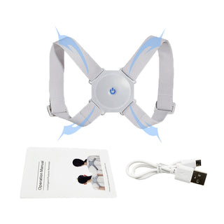 Smart Auto Adjustable Intelligent Posture Trainer Postural Corrector Upper Back Brace Clavicle Support for Adults Children Kids