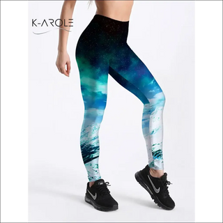 K-AROLE Legging Fashion ng Womens Star Stretch Pants K-AROLE