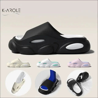 Shark flip flop K-AROLE- Soft EVA Detachable Shoes Indoor Bathroom Slipper K-AROLE